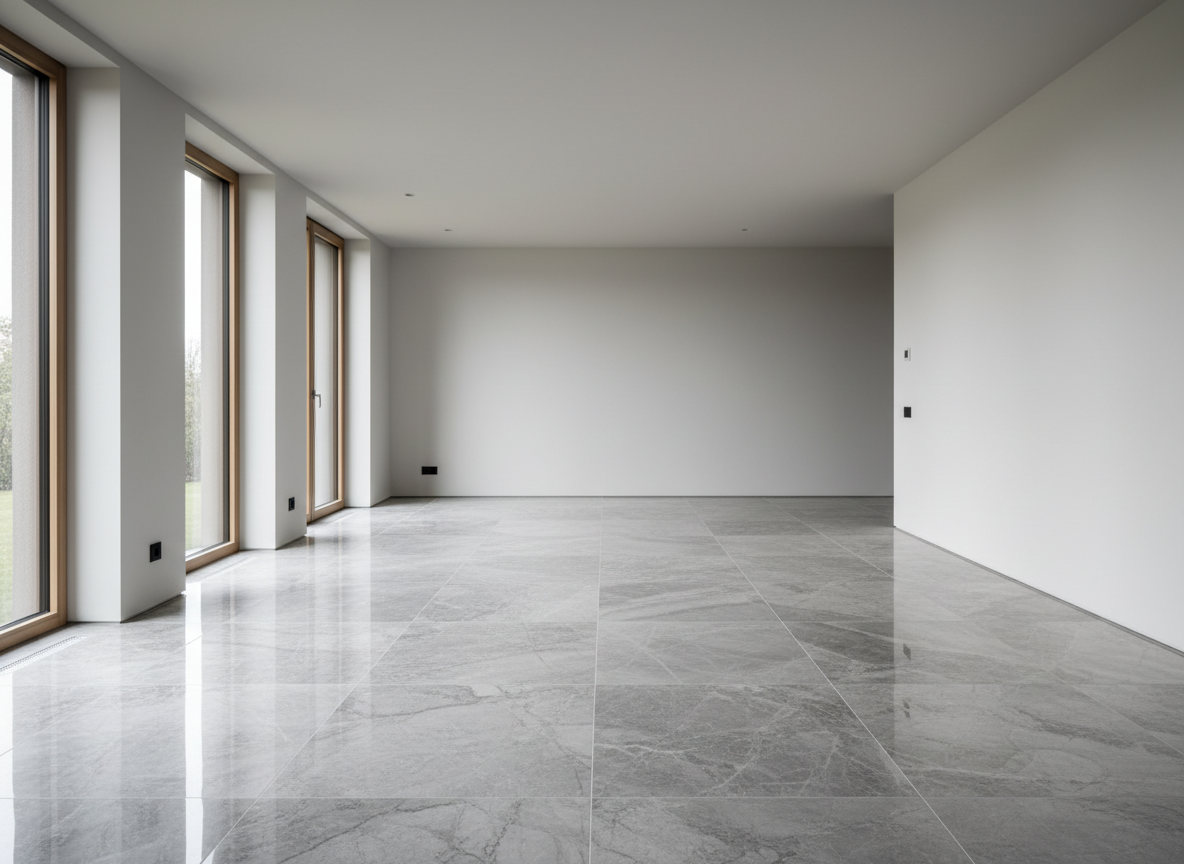 XXL keramika v dnevnem prostoru